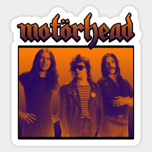 Motorhead Gradient Orange Sticker